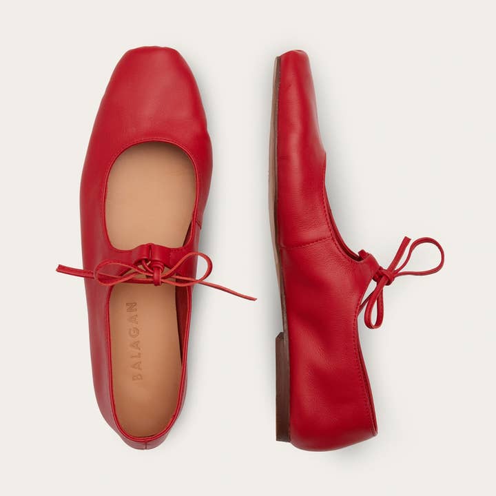 red Batsheva Ballerina, marsala for wholesale on Faire0