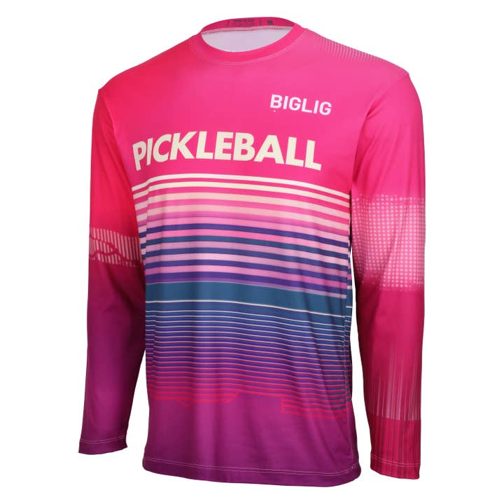Chemise de pickleball rouge pour la vente par Biglig