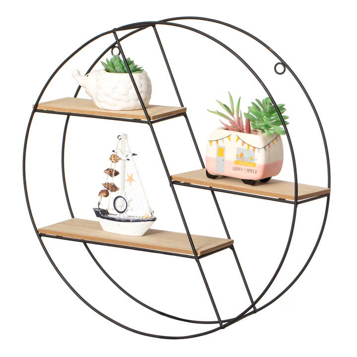 Quickway Imports – wholesale Wall-mounted shelf – Vintiquewise Modern Decorative Wall Shelves