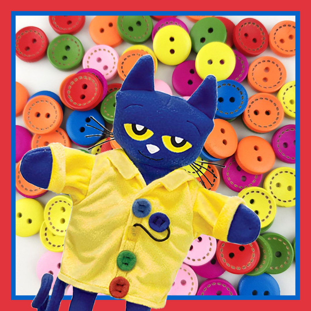 MerryMakers - Wholesale Stuffed/Plush Toy - Kids & Baby - Pete The Cat Groovy Buttons Puppet2