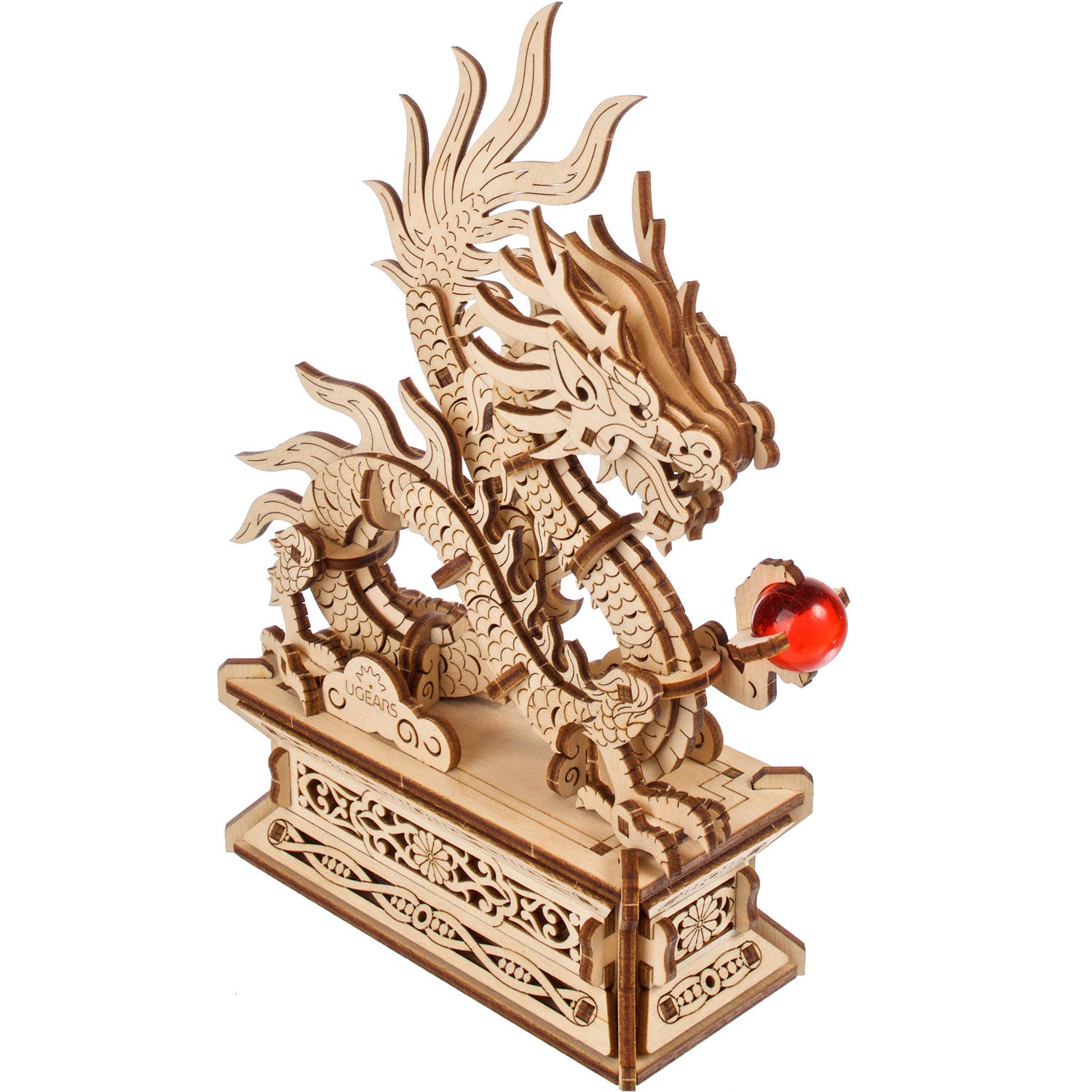 Ukidz LLC - Wholesale DIY Craft Kit - UGears Wooden Dragon -Wooden 3D Puzzles - DIY3