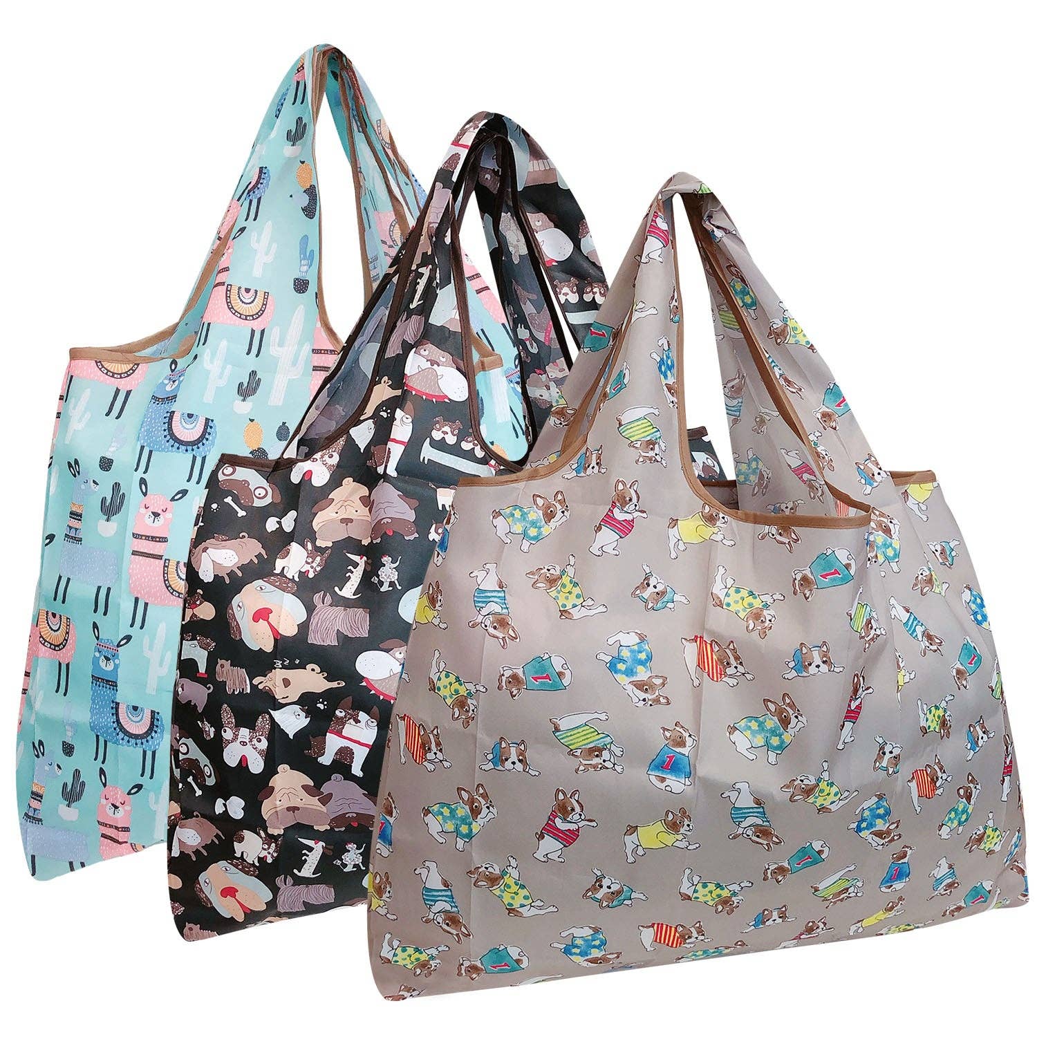 Wrapables.com - Wholesale Grocery/Shopping Bag - Wrapables Eco-Friendly Large Nylon Reusable  Bags (Set of 3)125