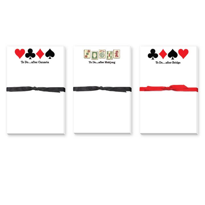 BLOC DE NOTAS GRANDE DE MAHJONG, BRIDGE O CANASTA para venta al por mayor de Donovan Designs