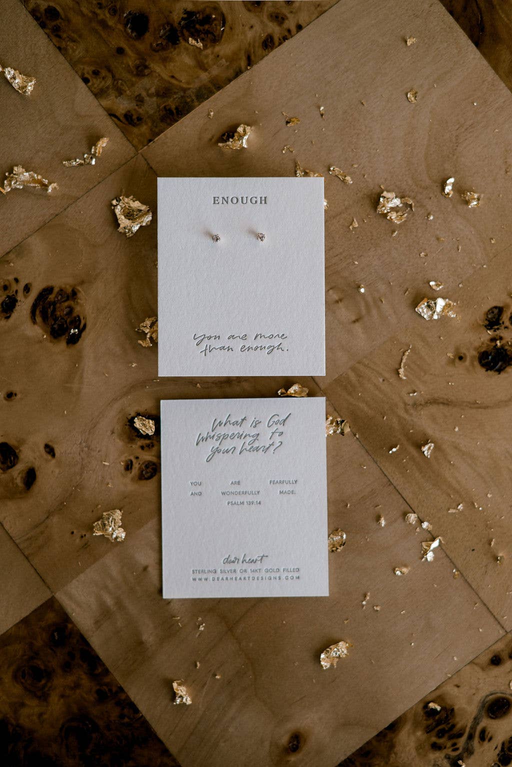 Dear Heart – Engroshandel Ørestikkere – Enough øreringe med sten2