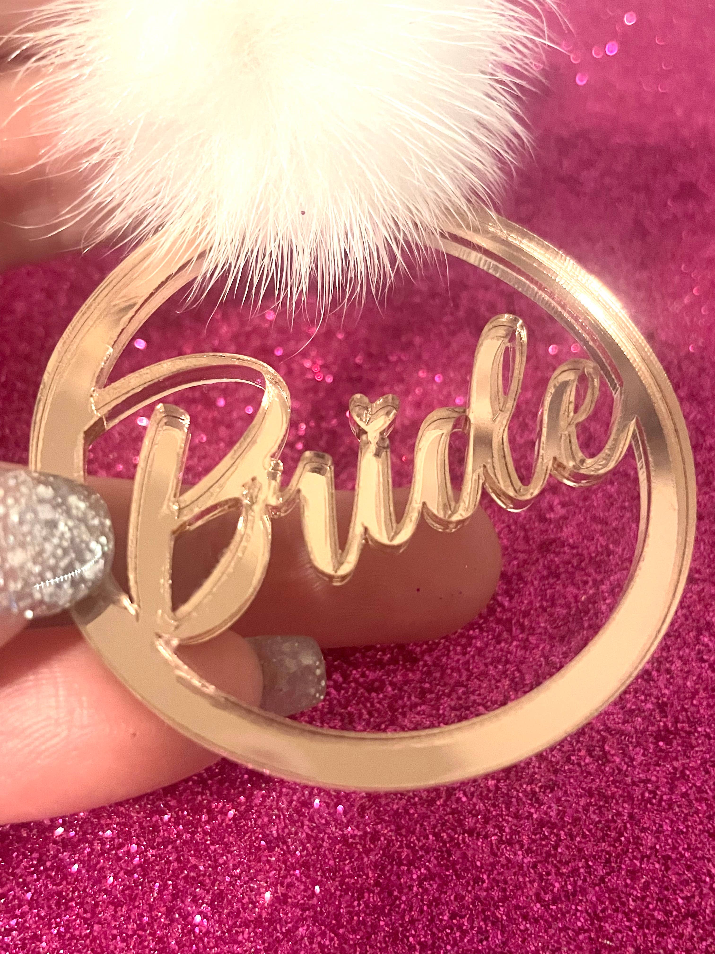 Louie Love - Wholesale Dangle Earrings - Bride Bridal Acrylic Earrings4