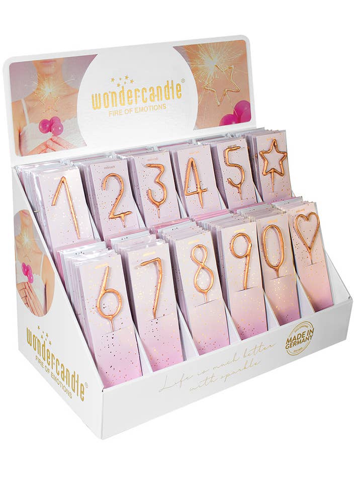 Fairydust assortment - Rose Gold - 144 Wondercandle® classic pour la vente par Wondercandle