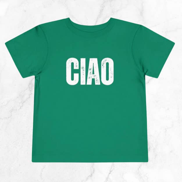 Grace + Bo - Wholesale Screen Printed T-Shirt - Kids - CIAO Toddler Tee1