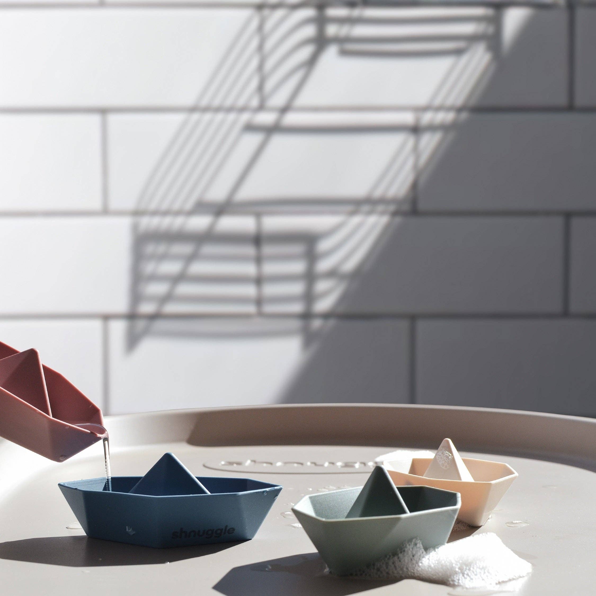 Nattou & Shnuggle by M4A - Wholesale Bath Toy - Baby - Shnuggle Stack and Sail Bath Boat Toys9