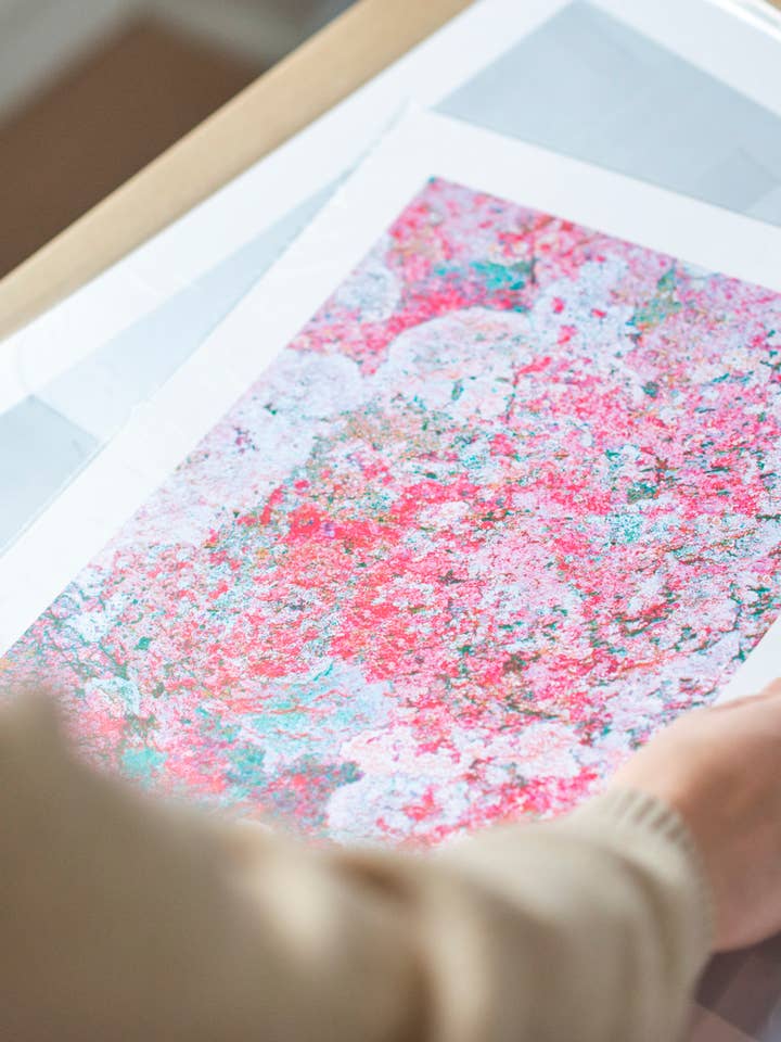 Rosa sten Struktur för wholesale av Posters by Josefine Amalie