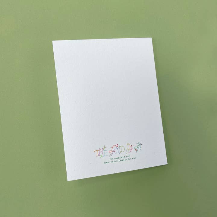 The Land of La - Wholesale Birthday Card - Glazed Donut1