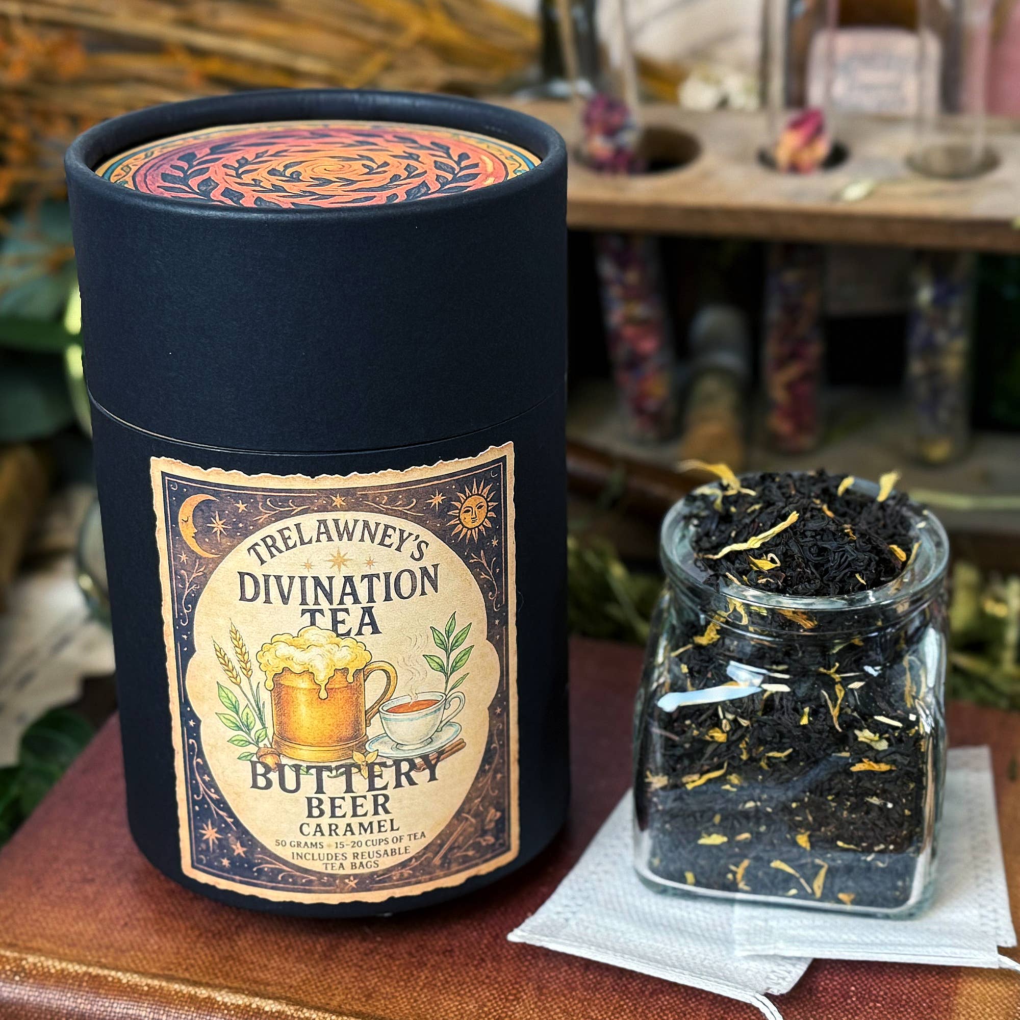 The Lonely Broomstick - Wholesale Tea Bags - Buttery Beer Tea1