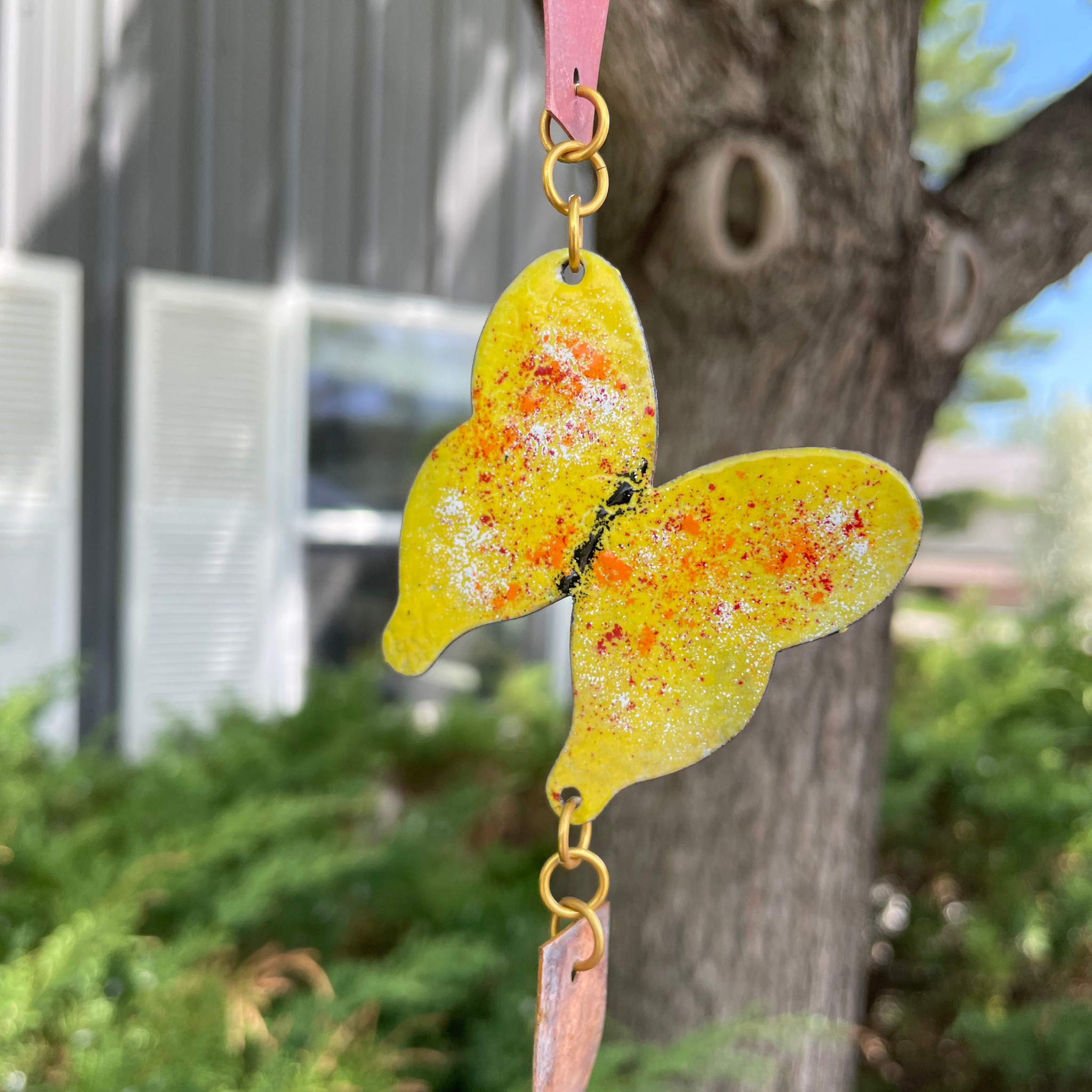 Clever Goods by Annabelle Noel Designs - Vente Bibelots/décorations d'extérieur - Chaîne de jardin en émail cuivre3