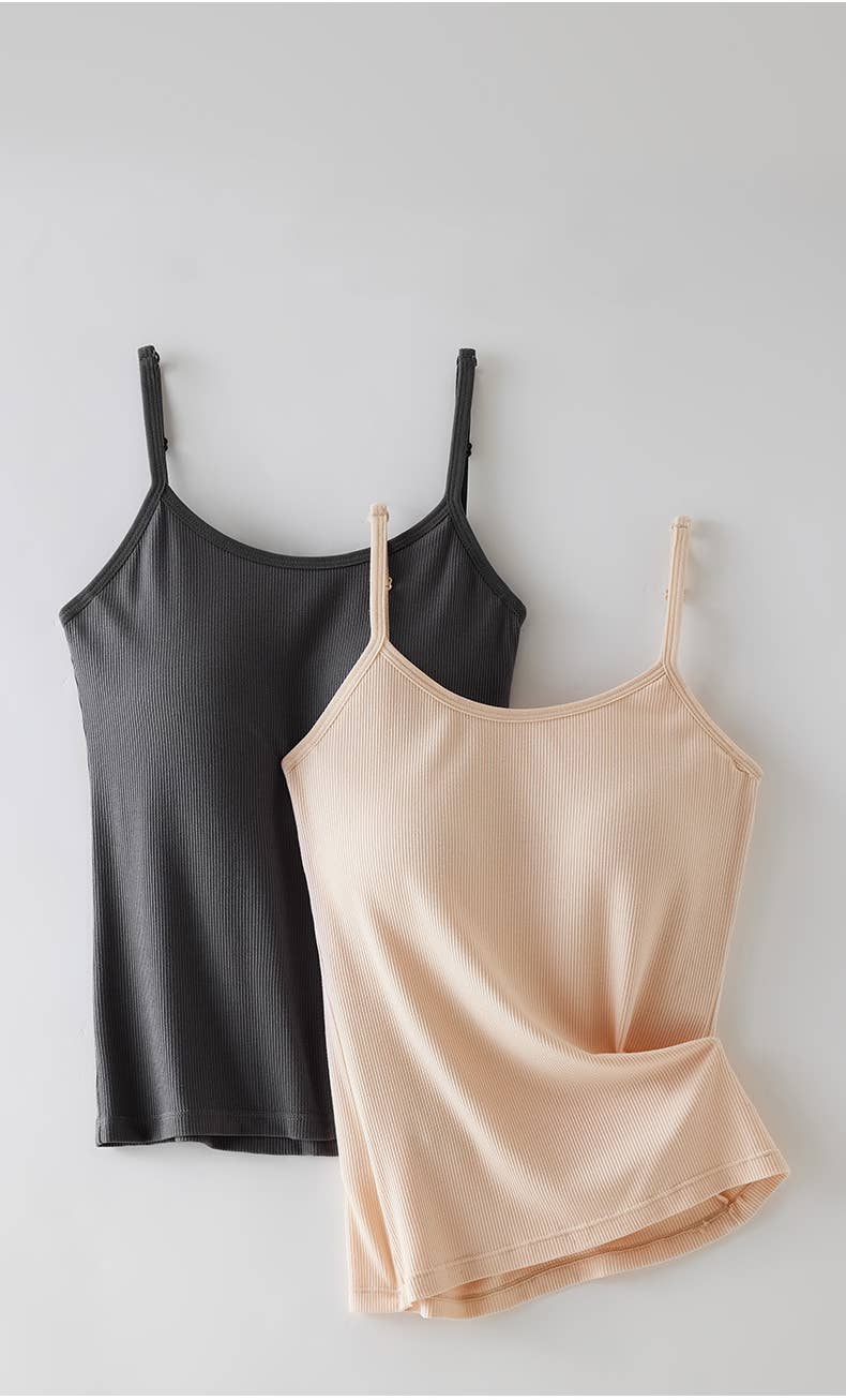 Hope & Sunshine - Wholesale Camisole - Women's - Modal Padded Longline Camisole Top14