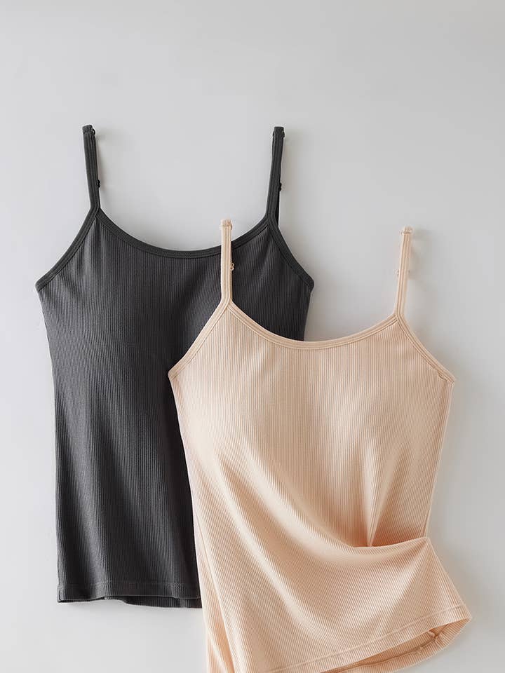 Hope & Sunshine - Wholesale Camisole - Women's - Modal Padded Longline Camisole Top14