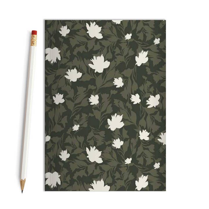 Venetian Ivy Dark Green Journal for wholesale by Kartoti Designs