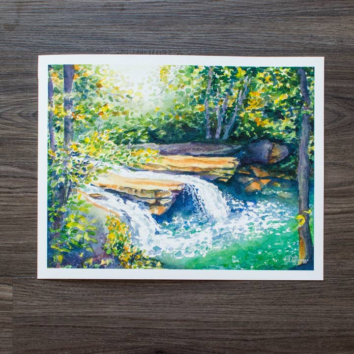 Deckers Creek, WV Afdruk voor wholesale door Octavia Spriggs Fine Art