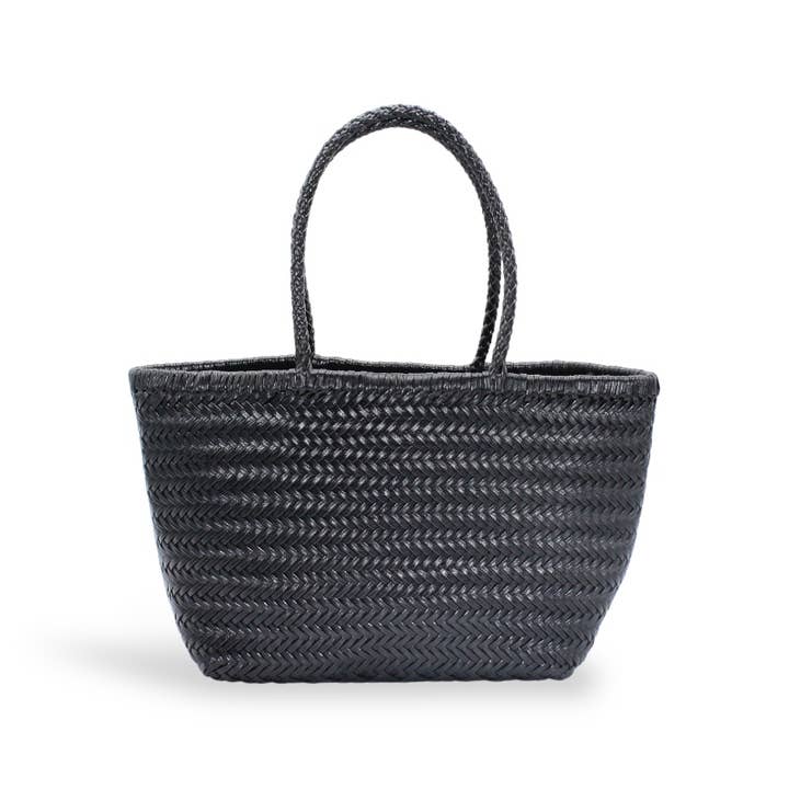 Sook Stainable - Wholesale Tote Bag - Women's - Lou - Handwoven Leather Tote Bag