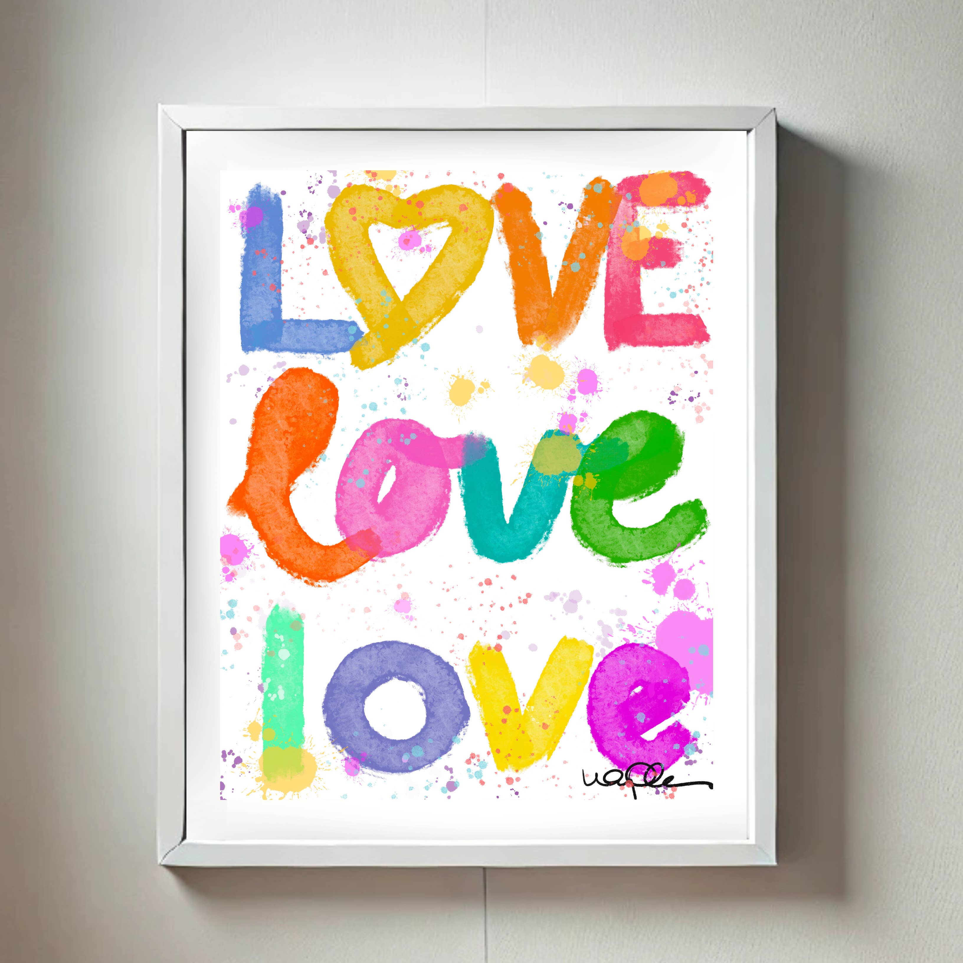 Windy O'Connor Art & Home - Wholesale Art Print - Love Language - Mini 8" x 10" Print