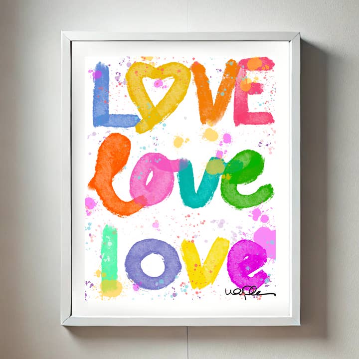 Windy O'Connor Art & Home - Wholesale Art Print - Love Language - Mini 8" x 10" Print0