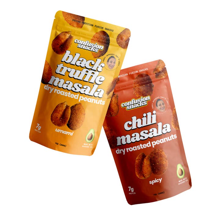 Confusion Snacks - Wholesale Nuts - Dry Roasted Peanuts - Spice it Up Variety Pack