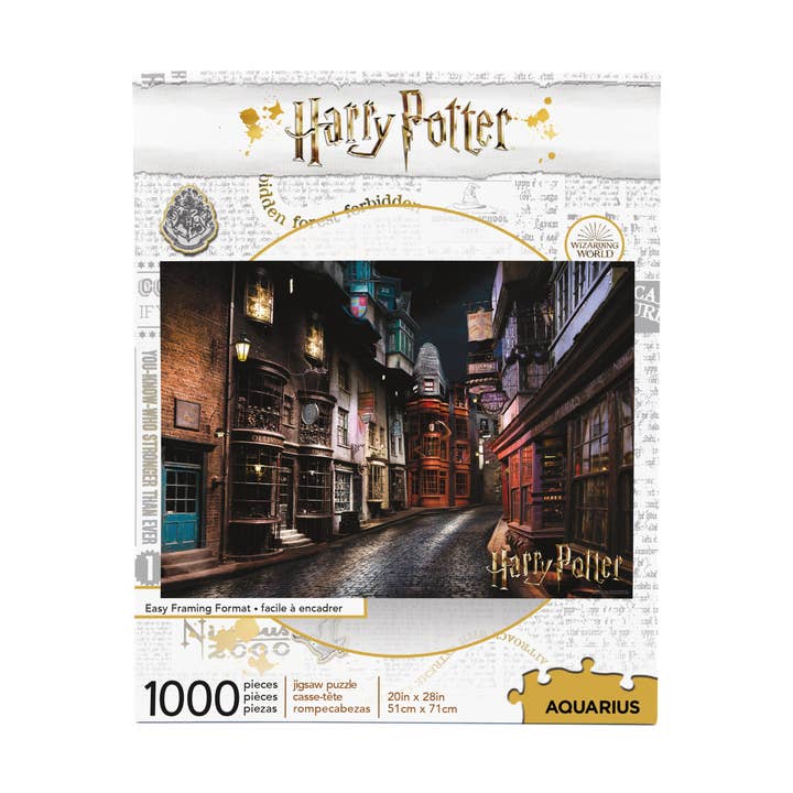 Harry Potter Diagon Alley 1000 Piece Jigsaw Puzzle for wholesale by AQUARIUS, GAMAGO, ICUP, & ROCK SAWS by NMR Brands