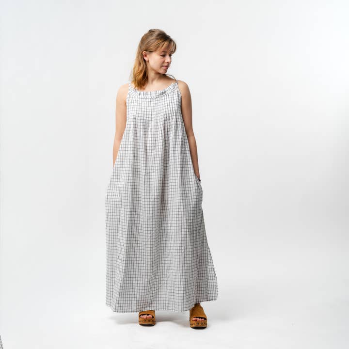 Handwoven Cotton Halter Dress for wholesale by Nest Factory