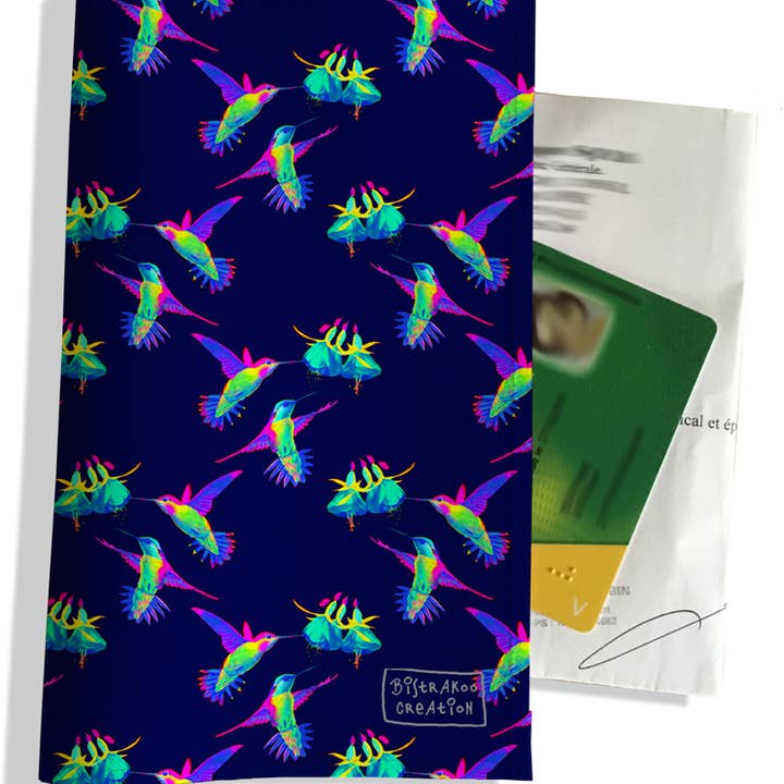 Porta prescrição pássaros azuis por atacado de BISTRAKOO