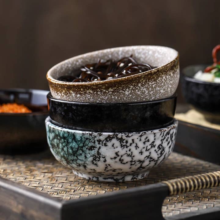 Japanese Style 4.5 Inch Ceramic Bowl for wholesale by Homerely (We Cover All Import Duties)