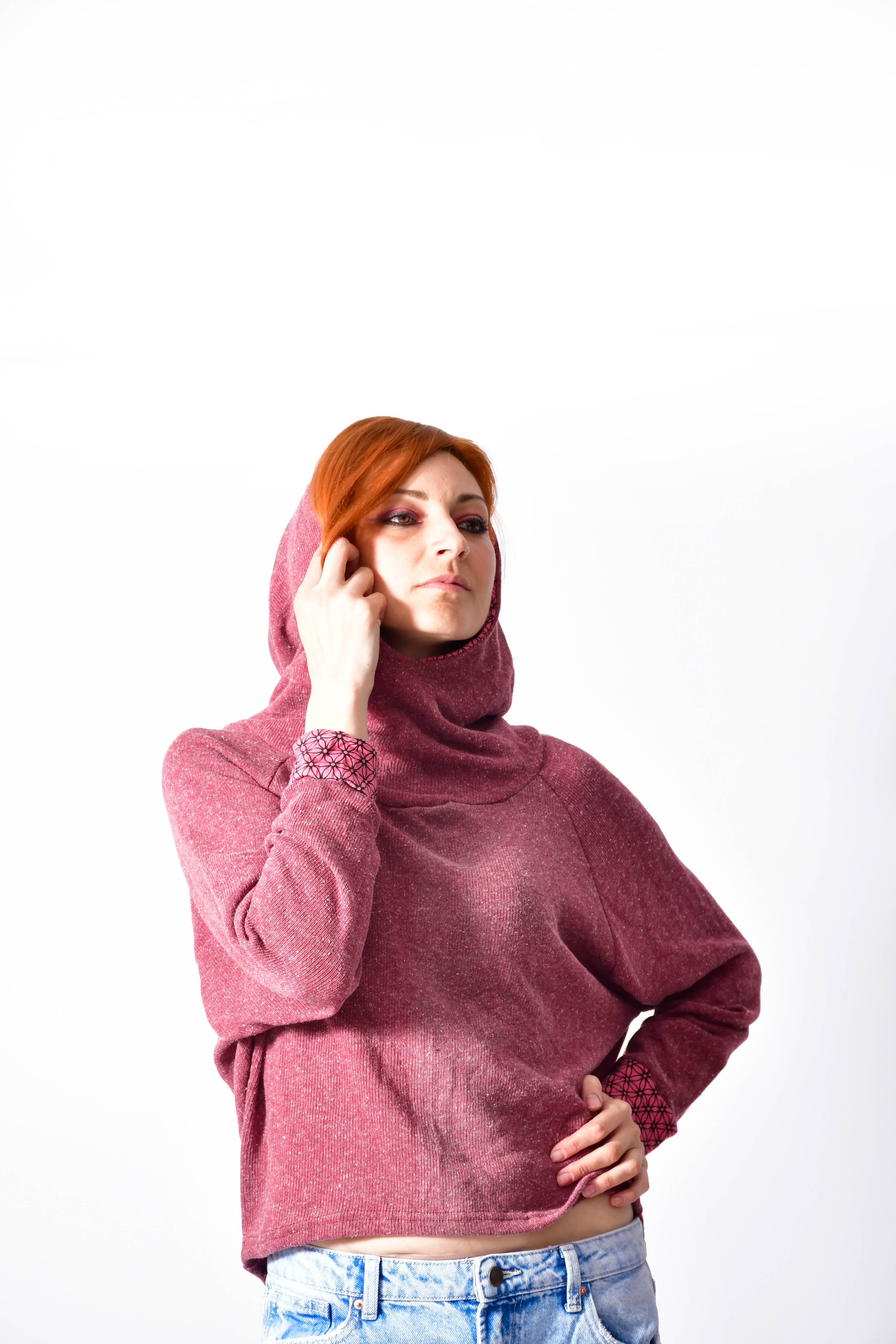 Humanity Centred Designs - Vente Sweat-shirt – femme - Sweatshirt d'hiver doux en tricot SoftKnit Cozy _J 1610