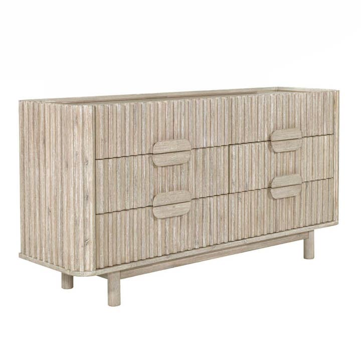 Oasis Six Drawers Wood Dresser for wholesale by LOOMLAN