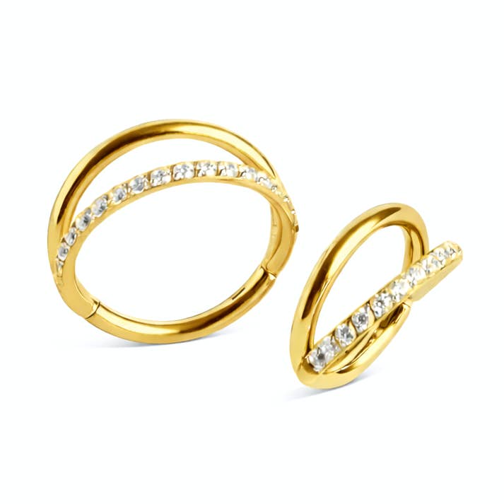 Duo Helix Hoop for wholesale by Twilight London