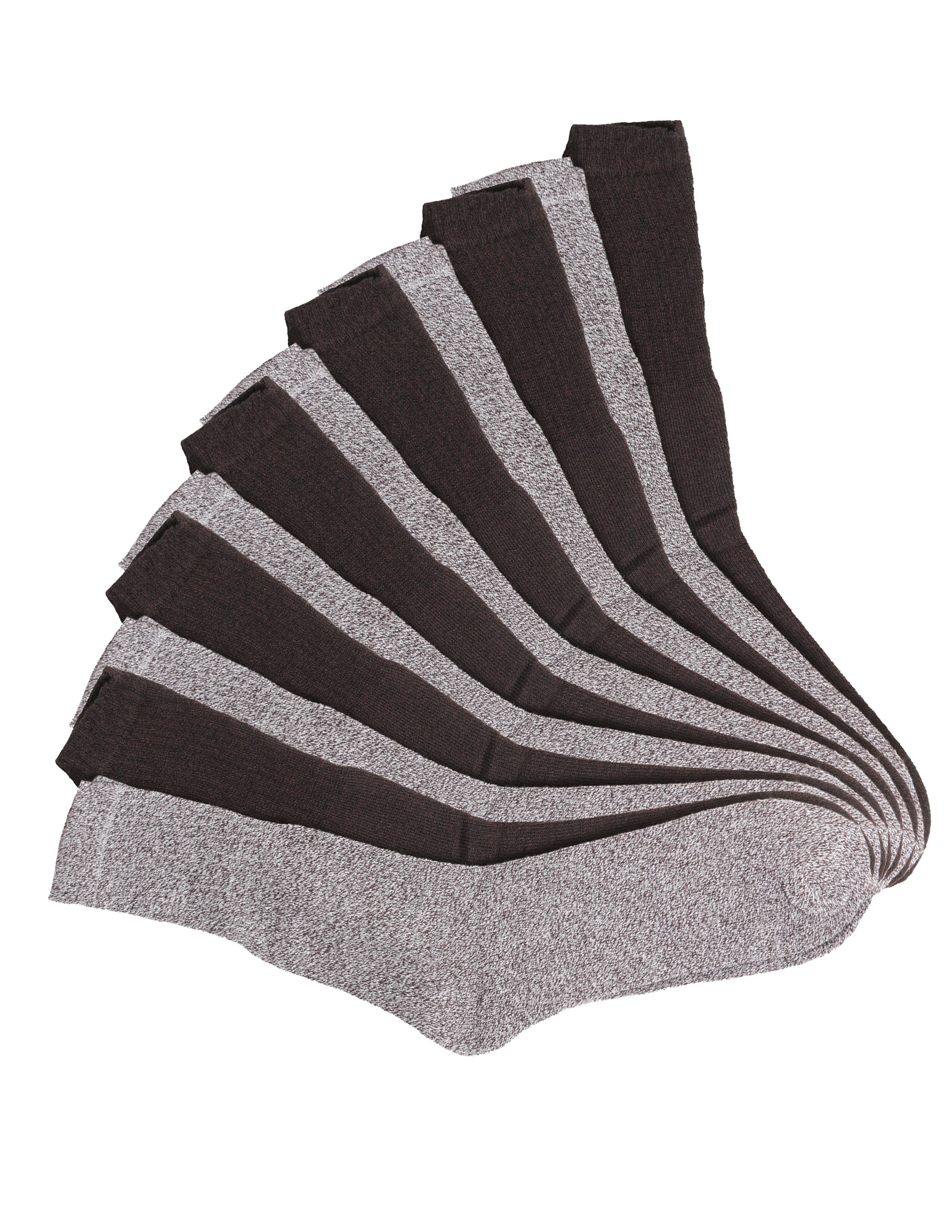 Isadora, Tipi toe, & James Fiallo - Wholesale Socks - Men's - James Fiallo Men's 2 Pack Ribbed Marled Thermal Boot Socks2