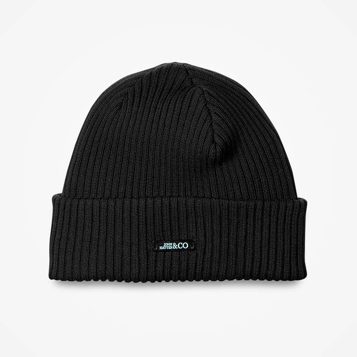 John Hatter & Co - Wholesale Beanie - Men's - The Gentleman Black – Beanie
