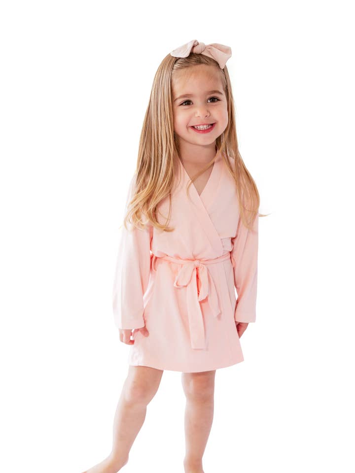 LUXE Bamboo Toddler Kids Robe for wholesale by Snuggle Shield™