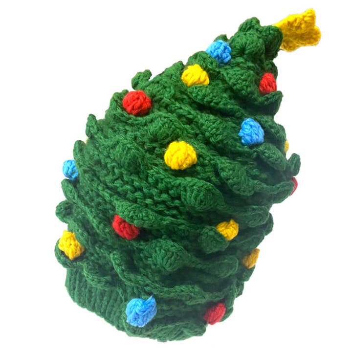 Handgestrickte Weihnachtsmütze warme Eltern-Kind-Mütze für den Großhandel von Tourtiwi