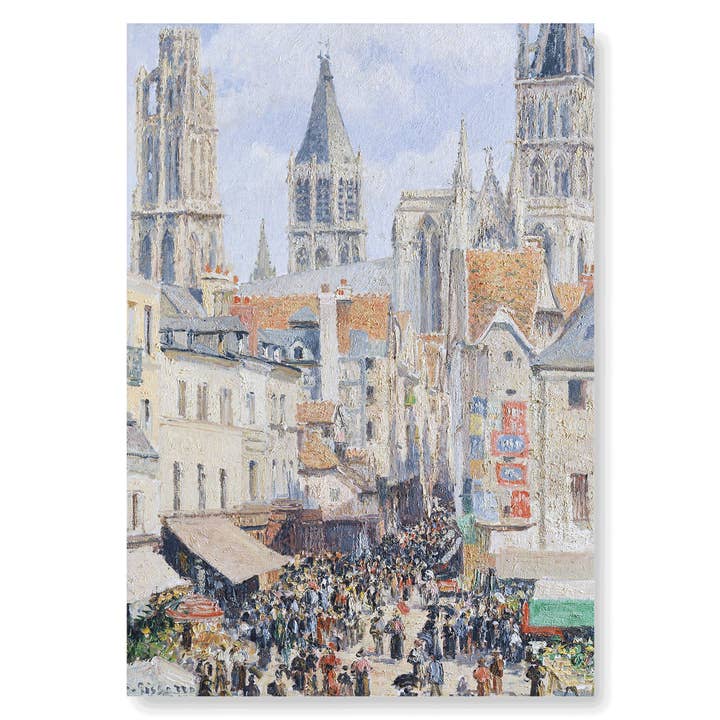 GROCERY STREET, ROUEN (1898): Stampa artistica per la vendita all'ingrosso da parte di Ezen Trade