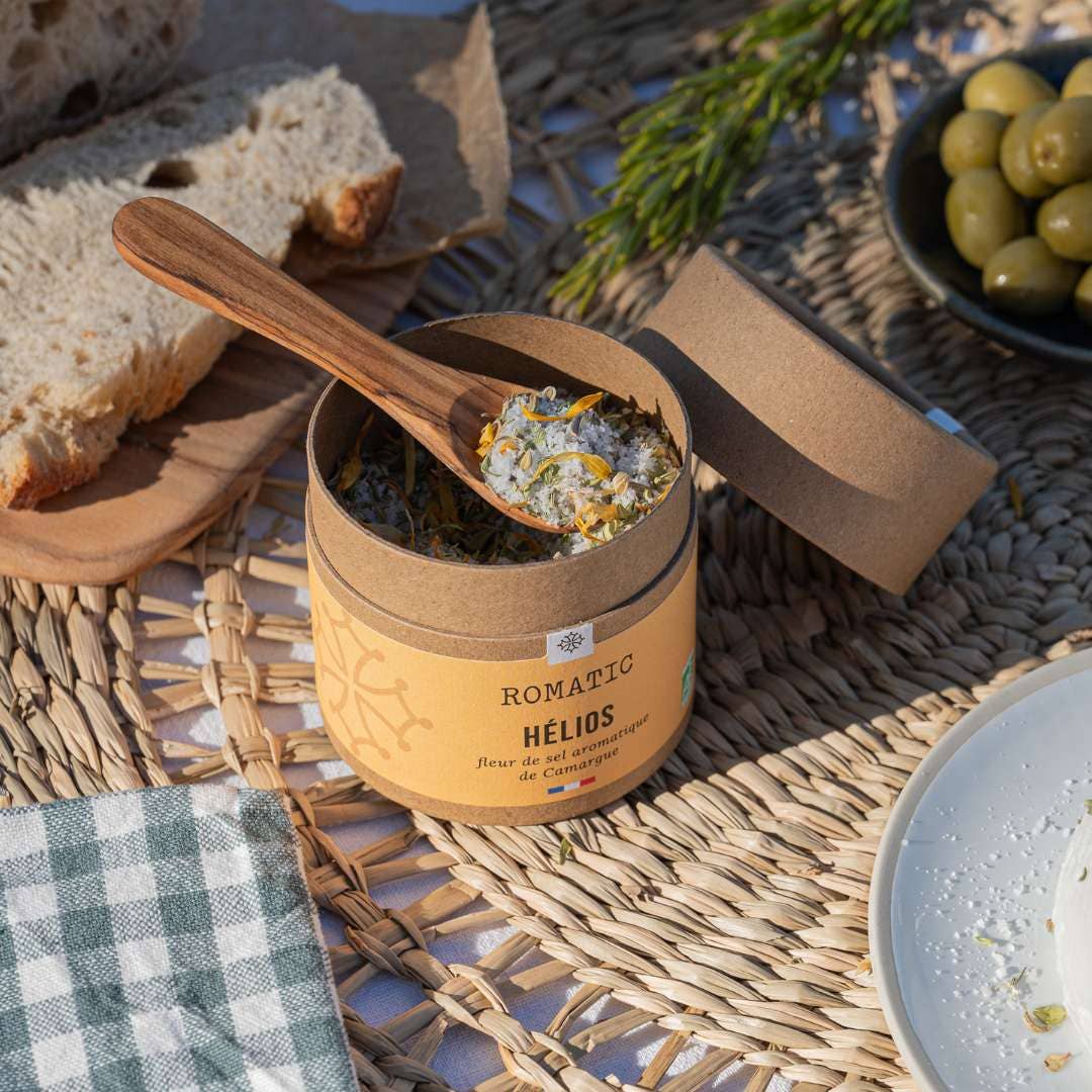 ROMATIC - Wholesale Salt - HÉLIOS - Organic aromatic salt 50g - Camargue fleur de sel1