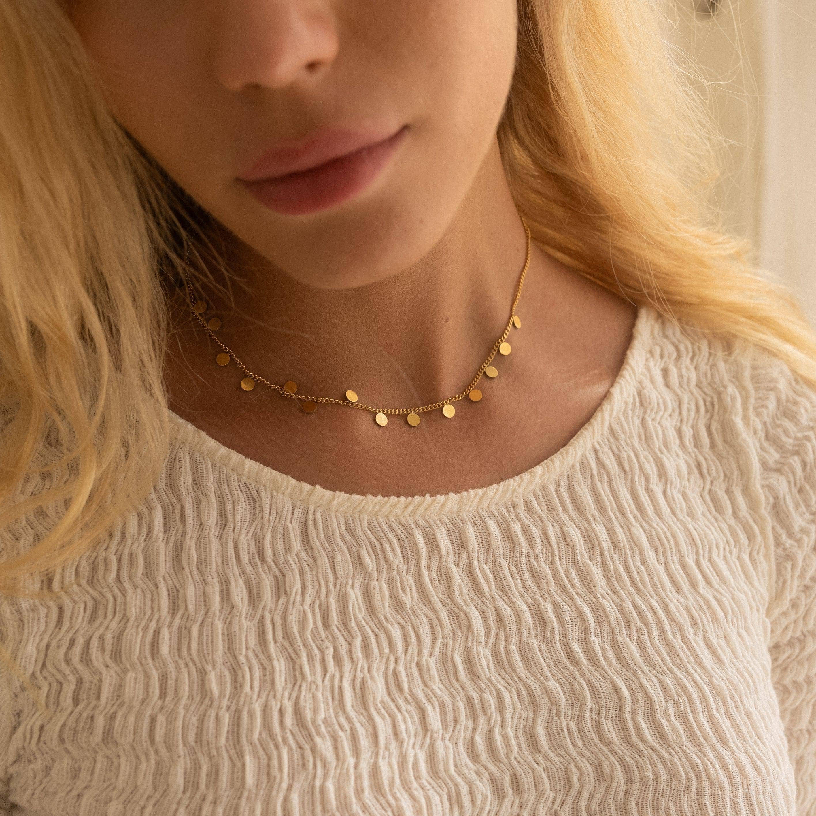 Made By Nami - Vendita all'ingrosso Collane a catena e maglie - Collana con monete | Oro2