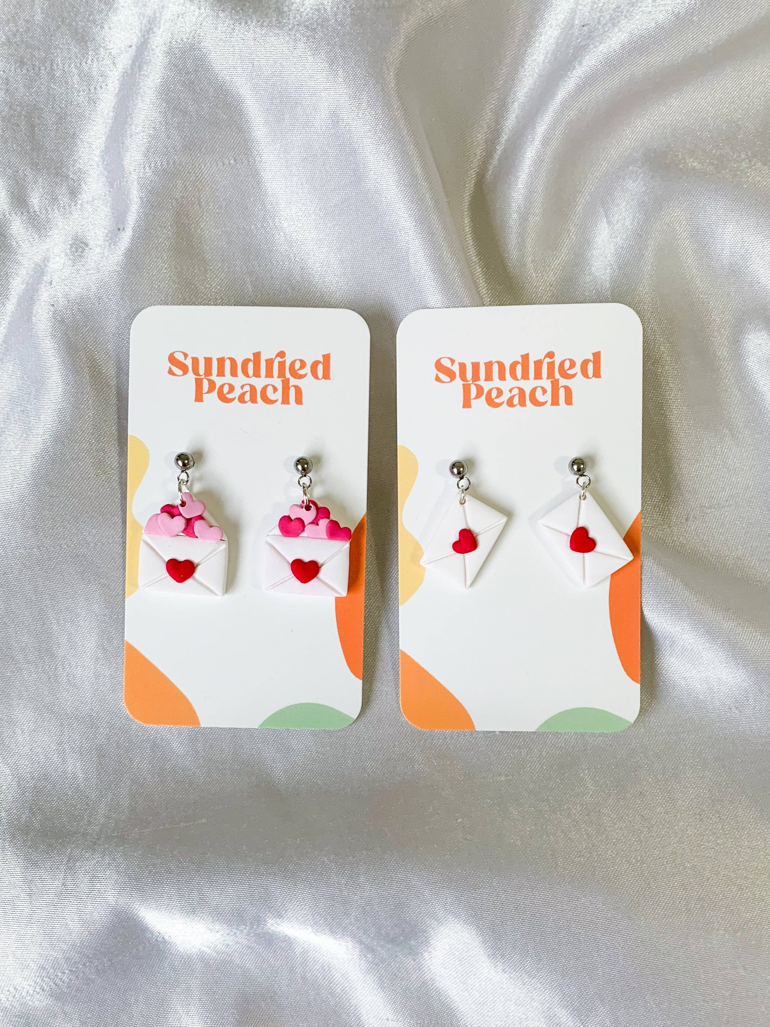 Sundried Peach – Großhandel Ohrhänger – Love Briefe2