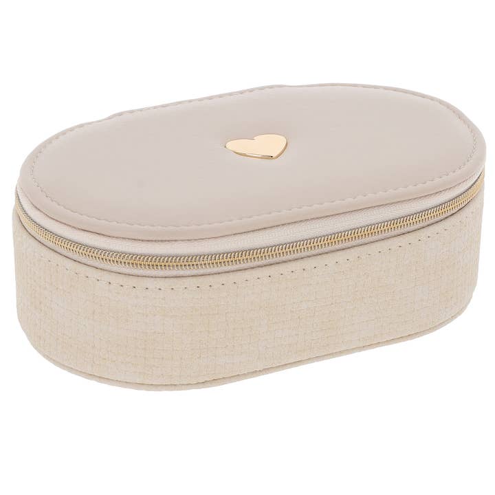 Joe Davies - Wholesale Jewellery box/organiser - Rox Box Jewellery Box Oval Zip Oyster1