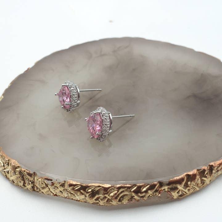 Daemon srls - Wholesale Stud/Post Earrings - DIANA ~Orecchini a bottone con cubic zirconia a forma di cuore17