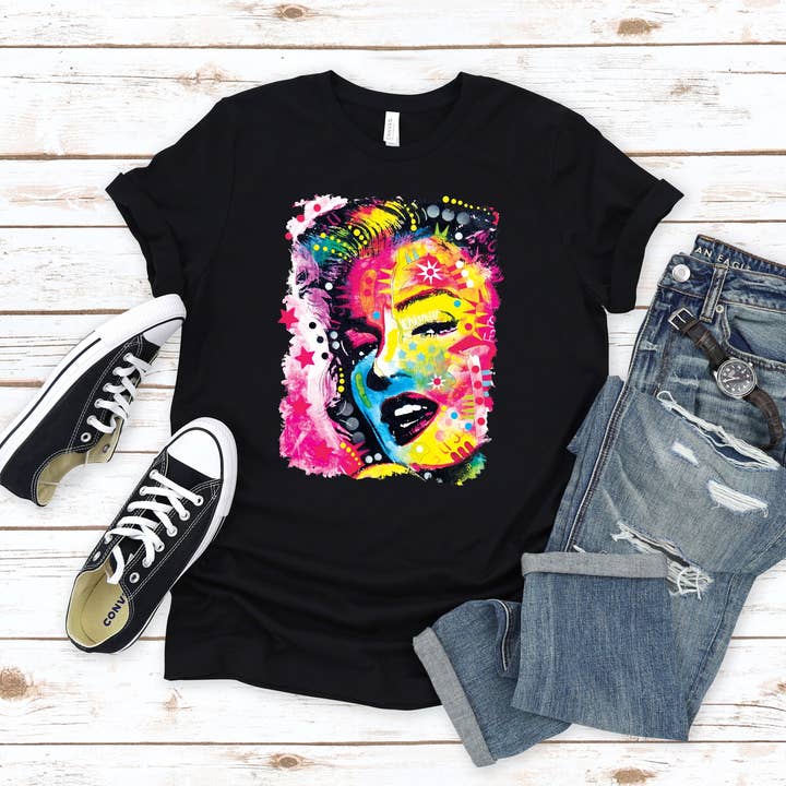 Neon Marilyn T-shirt for wholesale by Artopia