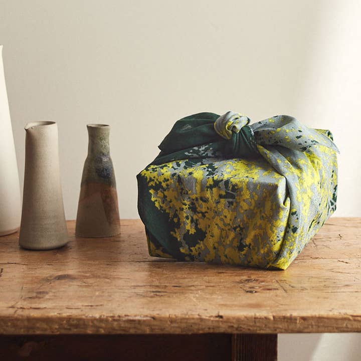 tsutsumi 包 wrap | cotton Furoshiki | lush green for wholesale by ma space design