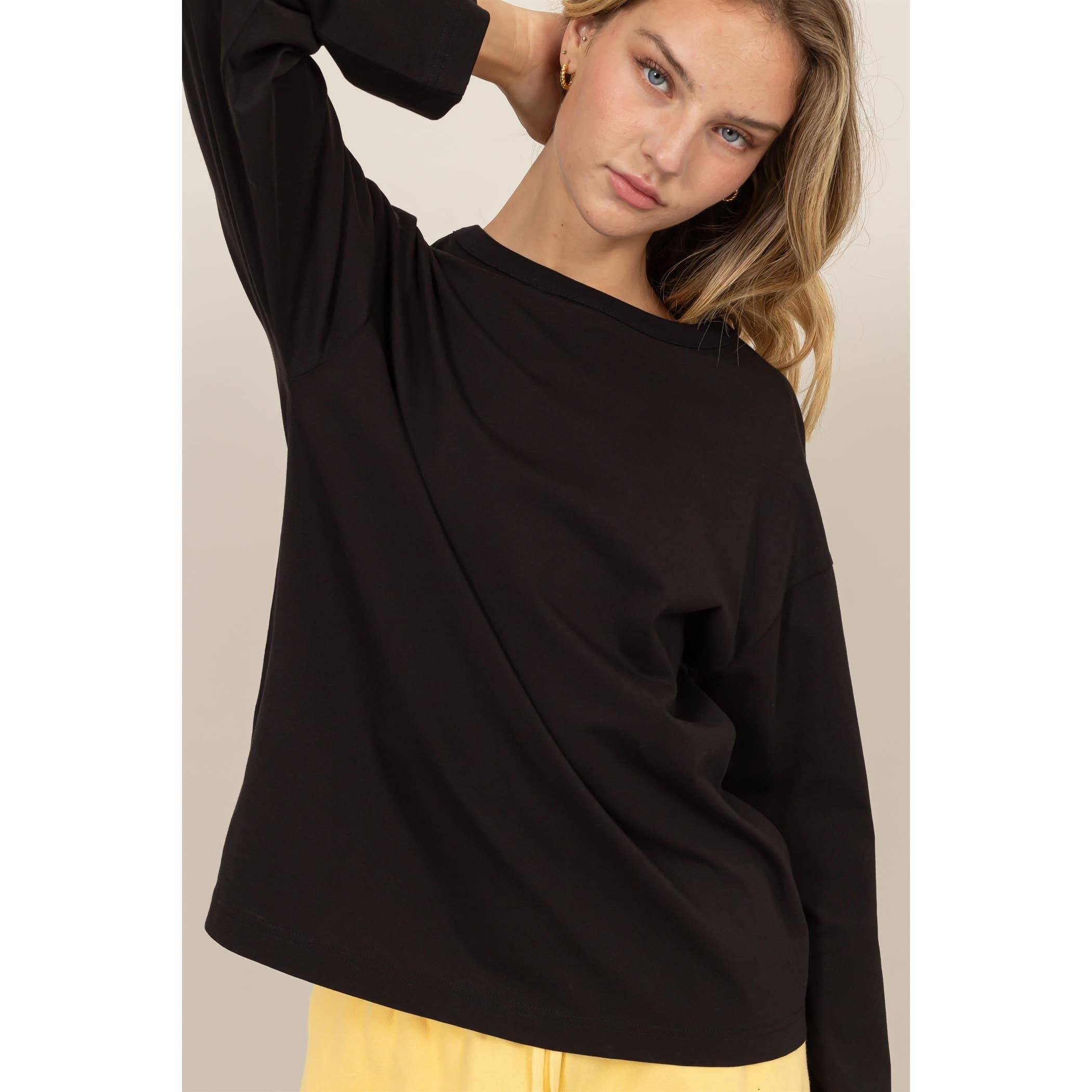 HYFVE – wholesale T-shirt (utan tryck) – Dam – Långärmad T-shirt med rund hals23