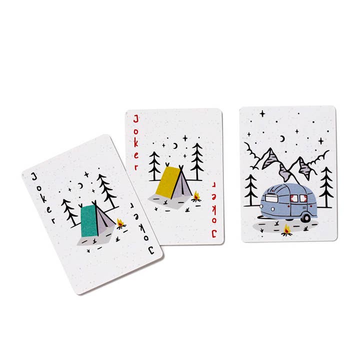 Puckator EU – Großhandel Spielkarten – Wildwood Caravan Standard-Spielkartendeck