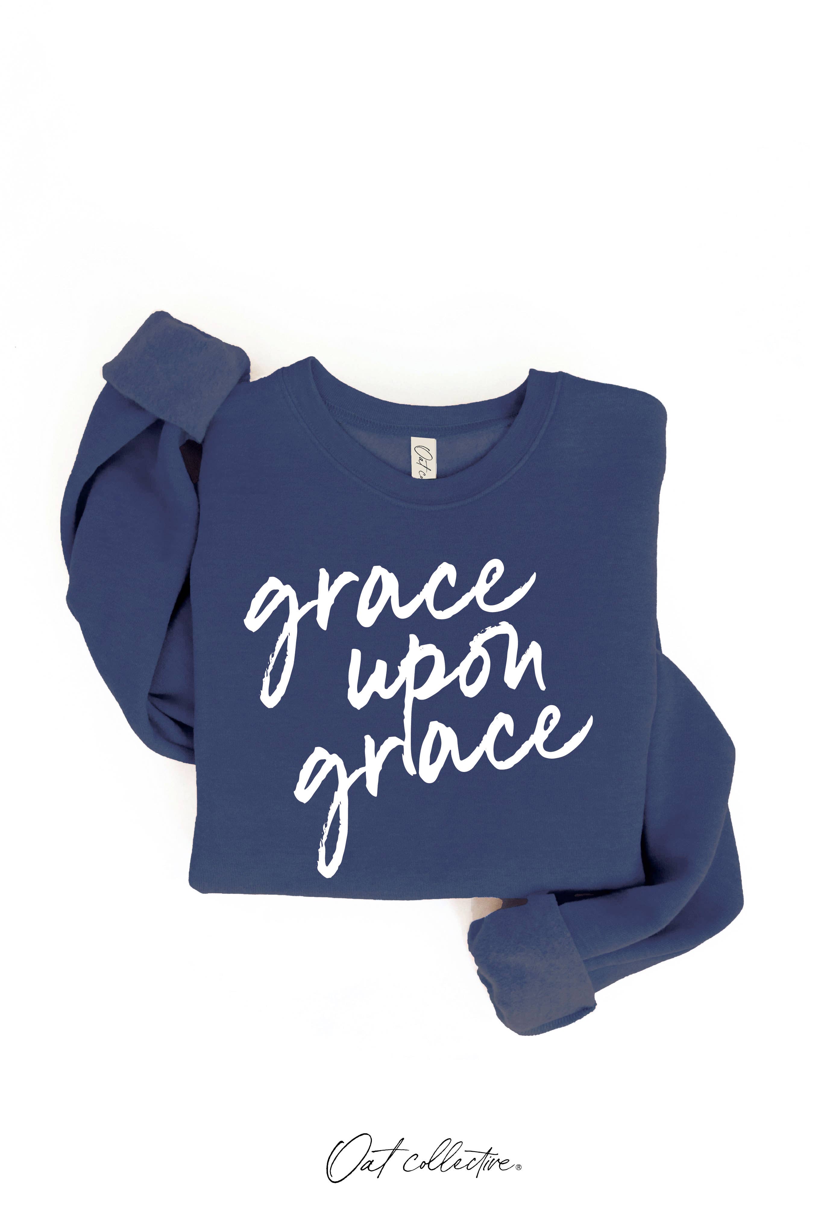 OAT COLLECTIVE – wholesale Graphic sweatshirt – Women’s – GRACE UPON GRACE Graphic Sweatshirt13