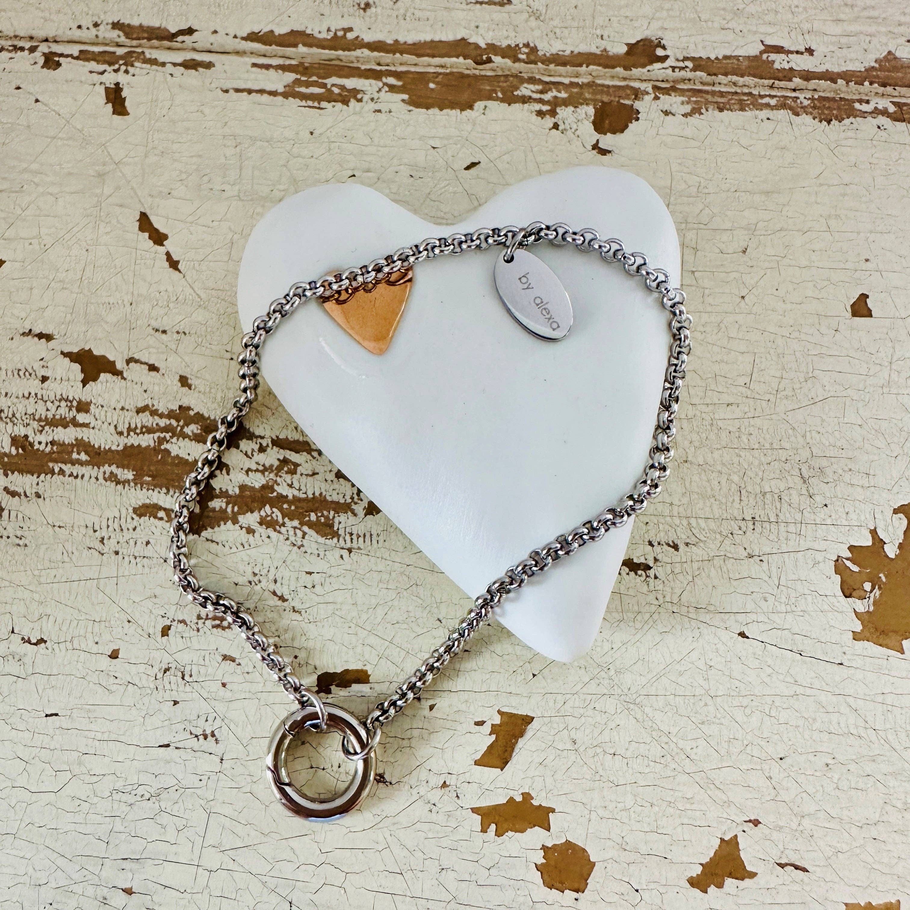 Mein Mantra - Wholesale Wristband - Charm bracelet with carabiner0