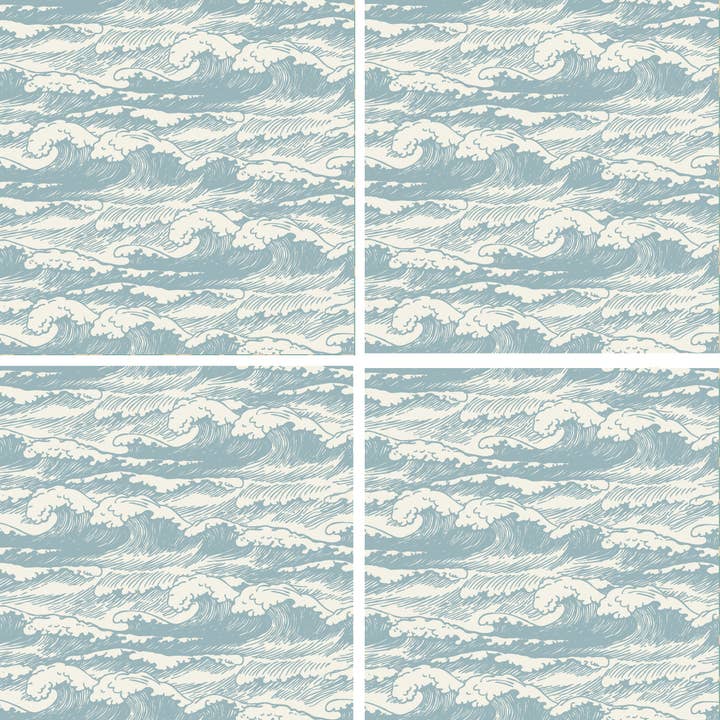 Set de posavasos de piedra - Waves para venta al por mayor de Queence