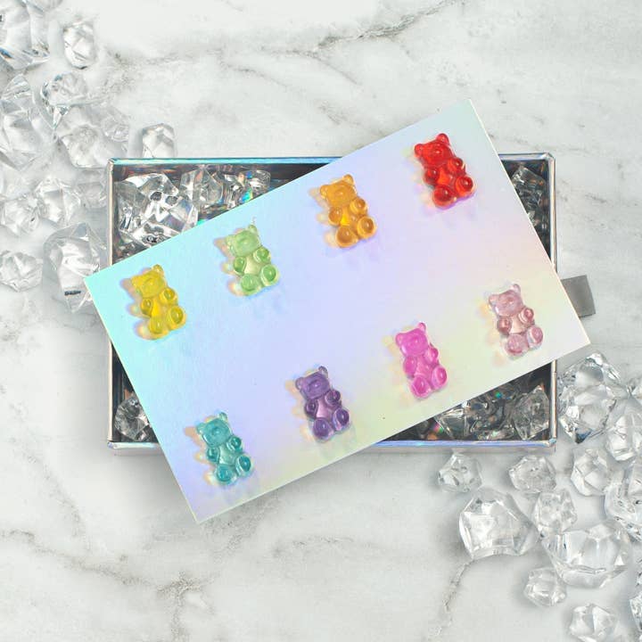 Neon Bears! Cheers Charms, Set of 8 for wholesale by ViVi Vitello