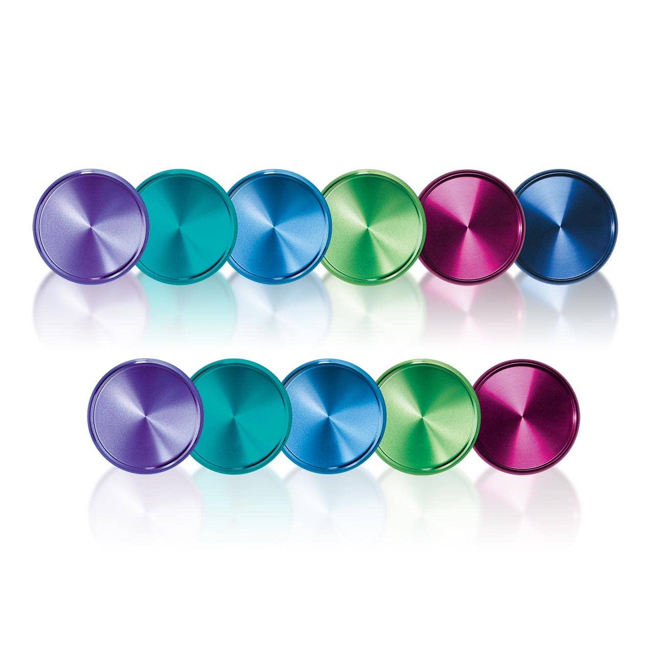 Levenger - Wholesale Notebook - Prismatic Aluminum Circa Notebook Discs (set of 11)2